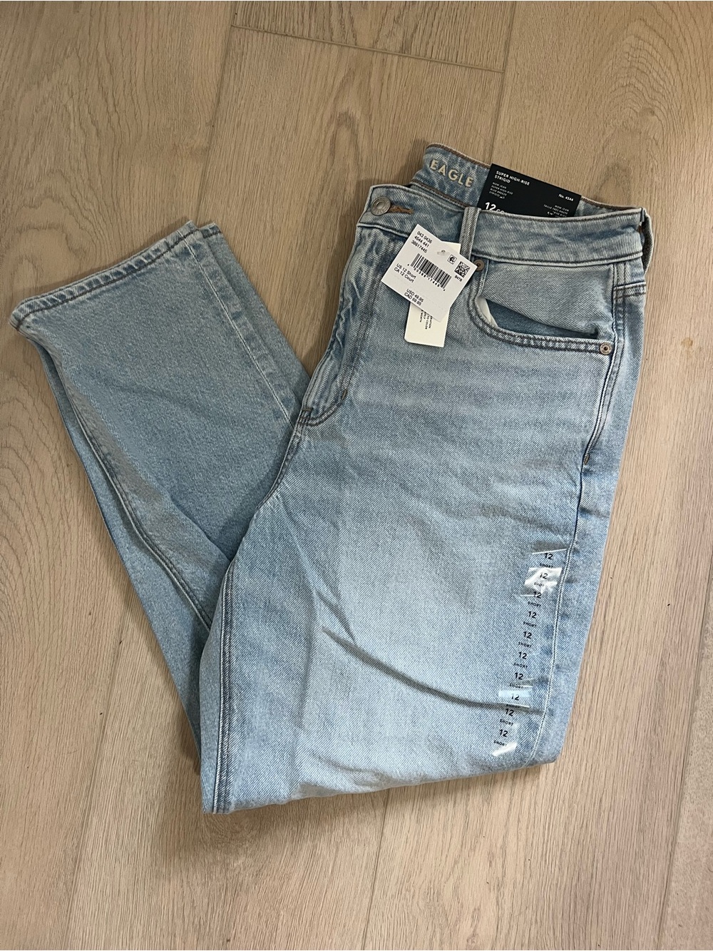 American Eagle Outfitters Super High Rise Strigid Jeans